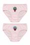 Girls' Panties Set 4-Piece Panties Set Cotton Kids Underwear Rose Flower Heart Pattern Printed Kids Slip Panties Gift Kids Panties Set Pink White Girls' Underwear Sli̇p-K-04 - 3