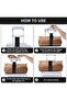 2 Pcs Luggage Straps, Universal Adjustable Elastic Fastening Belt, Elastic Bungees Travel Be - 5