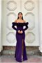 Stretchy Slit Strapless Evening Dress Fabric Dress Satin - 4