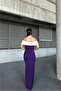 Madonna Fish Evening Dress Collar Cutout - 3