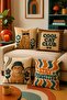 Cats with Blue Glasses Patterned 4-Piece Throw Pillow Cover Set - 2