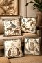 African Leopard and Zebra Patterned 4-Piece Throw Pillow Cover Set