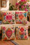 Amor Eterno Patterned 4-Piece Throw Pillow Cover Set