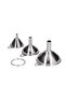 3-Piece Stainless Steel Funnel Set - Mini Kitchen Funnel - Oil Vinegar Sauce Transfer Funnel, Bottle Jar Perfume Transfer Funnel - 7
