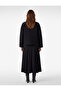 Buttoned Pocketed Long Sleeve Crew Neck Quilted Seasonal Jacket - 3