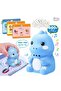 Dinosaur Talking Pen with Phonics Flash Cards, 600+ English Words, 120 Stickers, Interactive Learning Toy for Toddlers & Preschool Kids Ages 1-6, ABC 123, Screen-Free Educational Gift