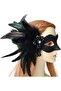 2025 New Masquerade Mask for Women with Feathers, Womens Venetian Feathers Mask for Masquerade Party, Mardi Gras, Dance Party Christmas Supplies - 3