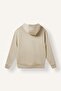 Regular Fit Hooded Soft Fleece Basic Sweatshirt with Kangaroo Pocket X8283Az26Au - 2