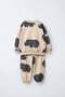 Boy's Rhino Printed Cotton 3 Thread Fabric Undercoat Tracksuit Set - 2