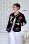 Floral Embroidered Gabardine Jacket 7K008 - 5