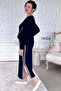 Dress Blouse Striped Modal Set 7K009 - 5