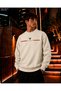 Men's Black Bird/Wing Logo Crew Neck Casual Regular Fit Sweatshirt