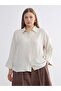 Özmarka New Season Textured Oversize Women's Shirt - 2