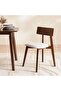 Zion 1+4 Dining Set Solid Wood - Brown Grey - 4