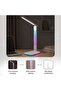 Mugen Multi Function Gaming Desk Lamp With Rgb Light & 10w Wireless Charging 12x18x41.4cm - White - 4
