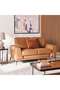 Code 2 Seater Sofa - Light Brown