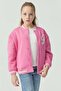 Girl's Printed College Jacket - 2