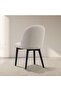 Orion Dining Chair Fabric - Light Grey & Black - 2