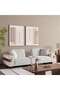 Zentro 4 Seater Sofa - Light Beige