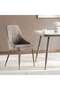 Brooklyn V1 1+4 Dining Set Marble - Grey & Black - 8