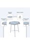 Mono Mosaic Table - Grey - 3