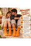Wak magnetic hand in hand 2-piece unisex cute socks 36-44 | couple gift, cotton colorful crew model - 5
