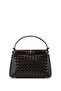 Women's Faux Leather Brown Shoulder Bag
