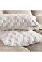 Macrame Corner Sofa Set - Beige - 8
