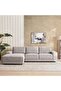 Donta Corner Sofa Set ( Left Side )- Grey - 2