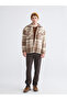 Ozmarka New Season Comfortable Fit Plaid Men's Shirt Jacket - 2