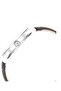 Quartz Analog Silver White Dial Brown Leather Strap Watch for Men - 1823SL02 - 2