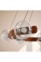 Aether 12-light 3w Led Pendant Lamp 3000k Warm Light 85x170cm - Brown - 3