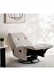 Panan Single Seater Recliner Chair (rocking With Swiel) - White - 3