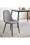Arith 1+6 Dining Set Sintered Stone - Grey & Black - 4