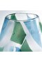 Pierre Glass Handpainted Flecked Vase Frosted 17x11.5x26cm - Blue - 2
