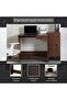 Linz Writing Desk With 1 Drawer - Walnut - 4