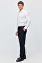 Men's Classic Cut Fabric Trousers with Elastic Waist - 3