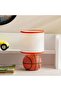 Basketball E14 Ceramic Table Lamp Dia 16x27.5cm - Orange