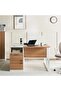 Paramus Office Work Station For 2 Person Melamine - Natural & White - 4