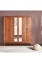 Lyrah 6 Door Wardrobe - Walnut - 5