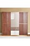 Casavelle 6 Door Wardrobe With Mirror - Walnut - 2