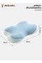Butterfly Neck Support Pillow, Breathable Memory Foam Pillow, Zoned Support Sleep Pillow, - 4