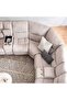 Harmonious Wedge Corner Modular Recliner - Beige - 6