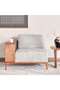 Grimm Left 1 Seater Arm With Bookcase- Grey - 3