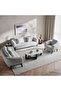 Wiggleseat 3 Seater Sofa- Grey&white - 6