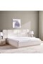 Line 5 Pcs Bedroom Set 180x200 With Hydraulic Storage - Beige - 2