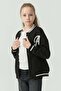 Girl's Printed College Jacket - 2