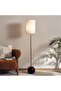 Alhodya E-27 Resin Floor Lamp Dia 26.5x155cm - Black - 2