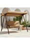 Mertino 3 Seater Swing - Brown - 2