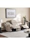 Samwise 3 Seater Recliner Sofa With Cup Holder - Beige - 2